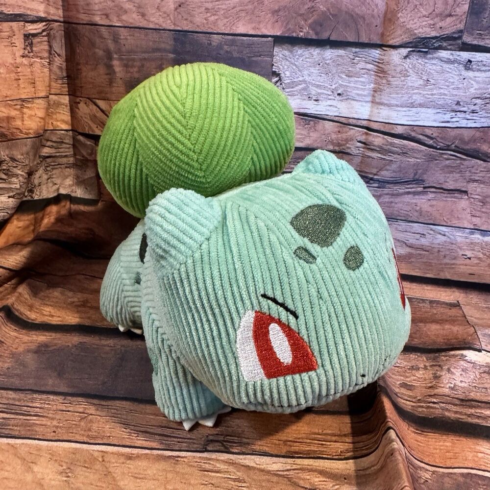 Pokemon Select Bulbasaur Corduroy 8 Inch Plush Limited Edition Jazwares Nintendo